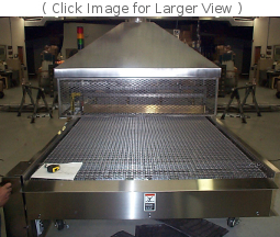 48 Inch Broiler Conveyor Oven With Exhaust Hood
